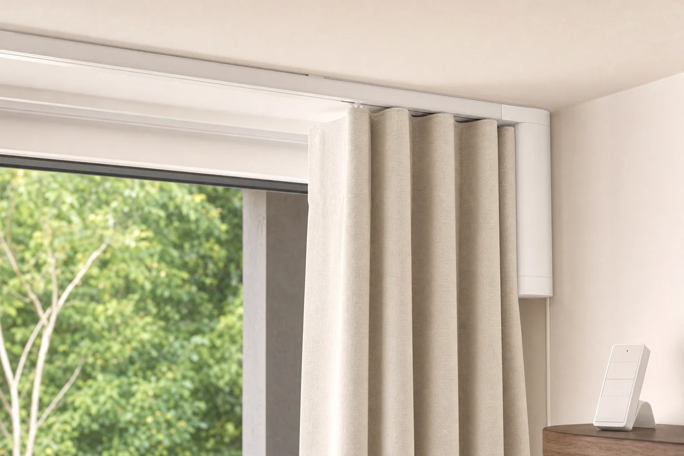 Smart curtain motorised track planning for Singapore home