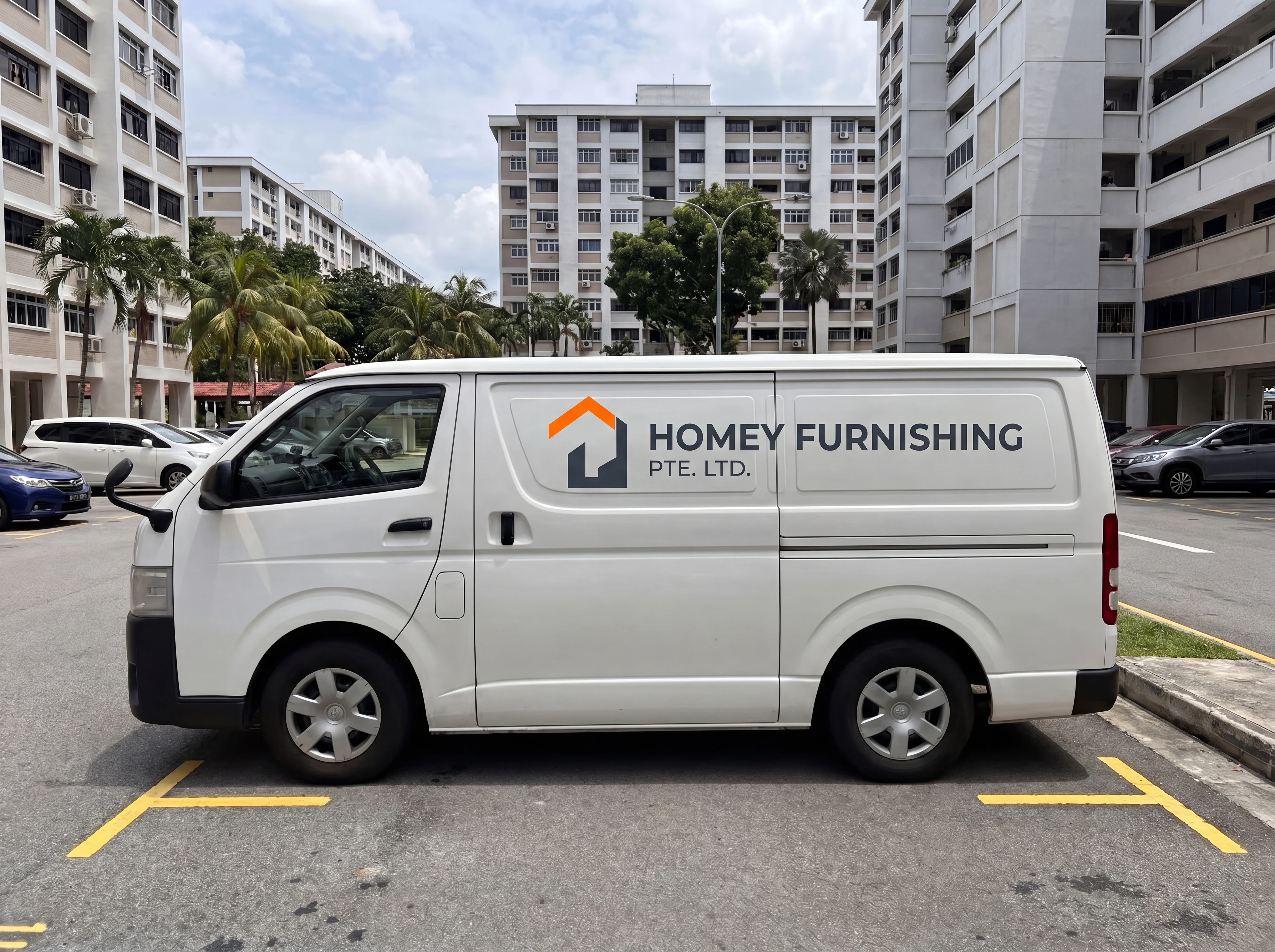 Homey Furnishing service van