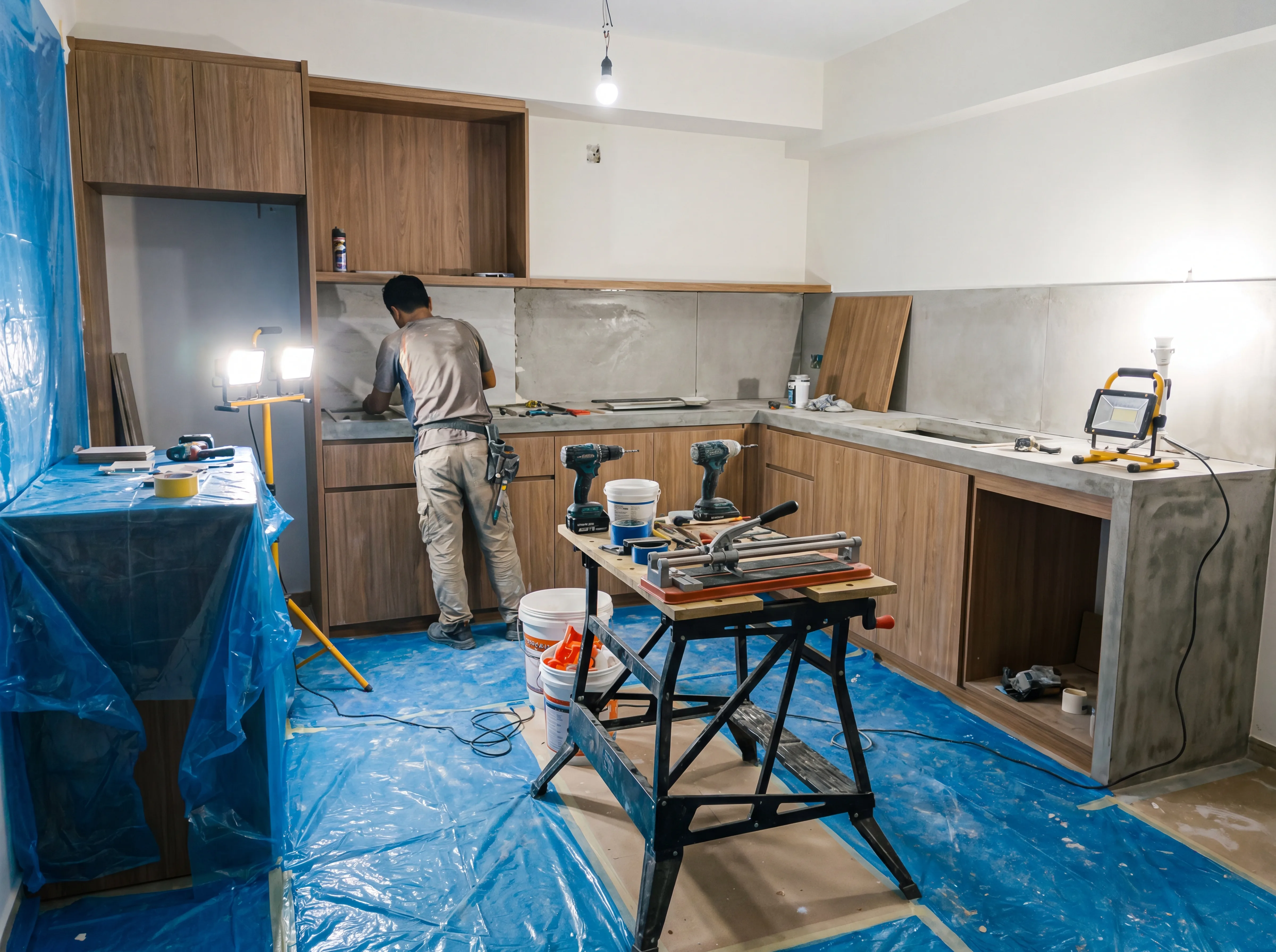 Interior renovation execution