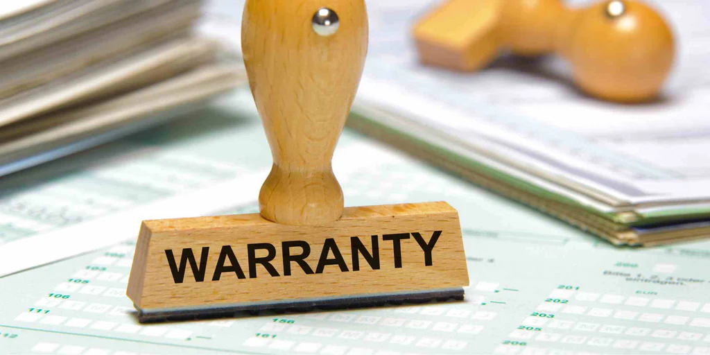 Warranty stamp for completed renovation and repair work