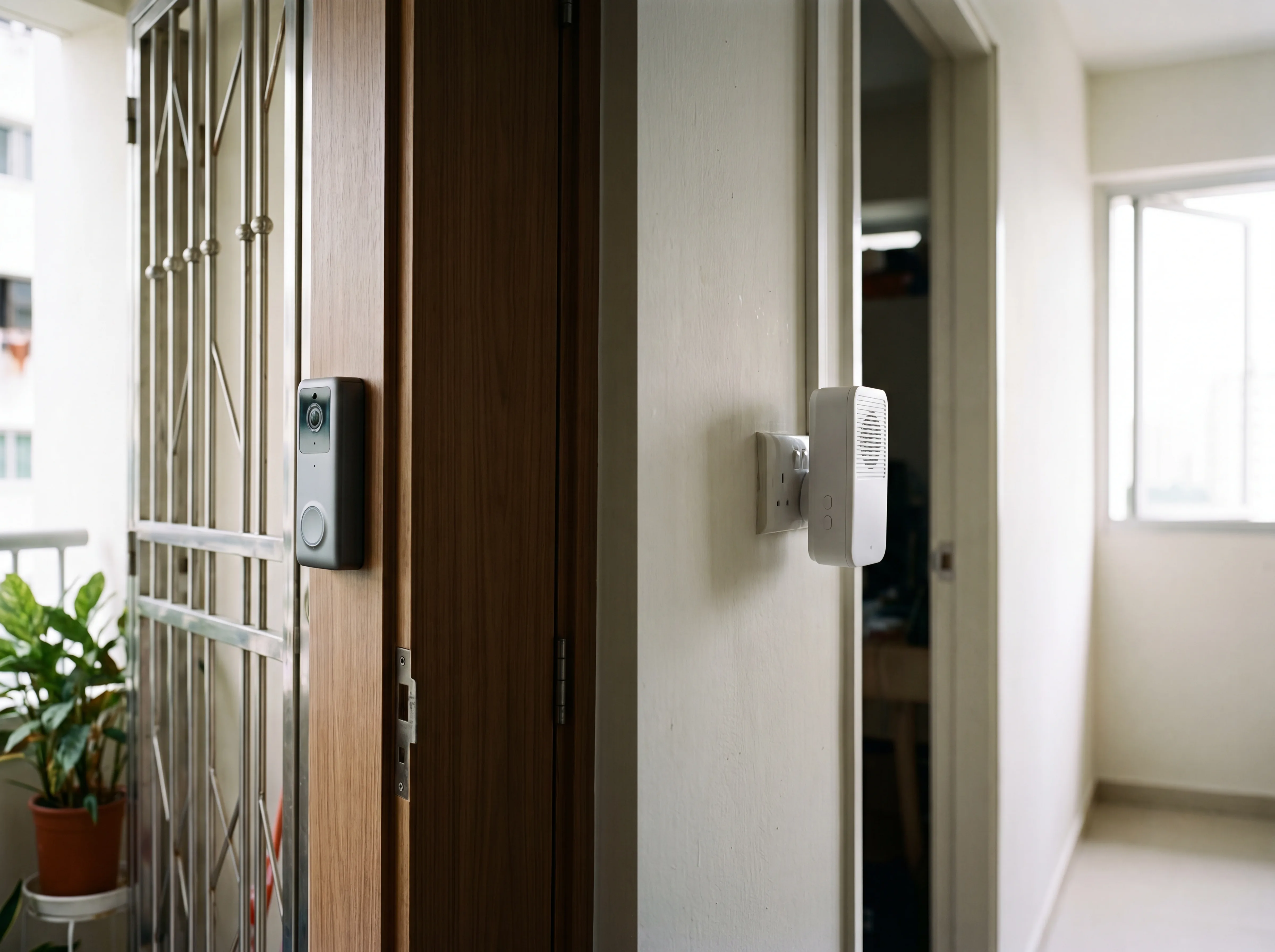 Smart doorbell and indoor chime setup
